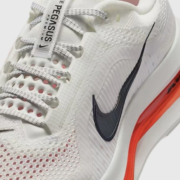 Nike Mens Pegasus Premium Summit White Bright Crimson NEW - Picture 7 of 11